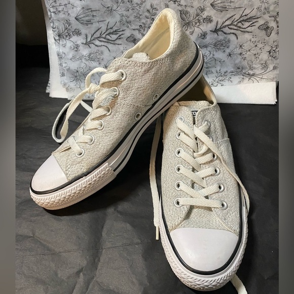 Converse |All Star Chuck Taylor Madison Low Sneakers Shoes Womens 8 - Grey White - Picture 1 of 7